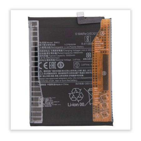 do Xiaomi Mi 10T Pro 5G BM53 bateria 5000 mAh