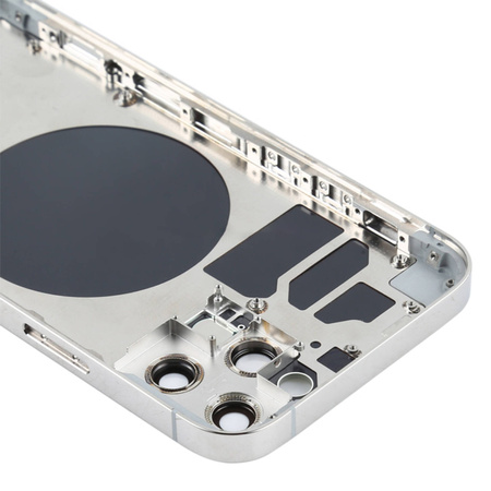 do iPhone 12 Pro obudowa ramka korpus przyciski MagSafe tył srebrny