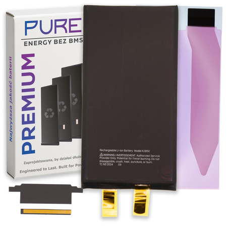 do iPhone 14 Plus bateria bez BMS Pure 4550mAh