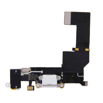 do iPhone 5S złącze ładowania biała taśma