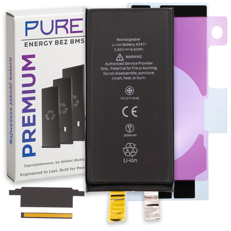 iPhone 12 Mini bateria bez BSM Pure 2500 mAh