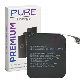 Bateria do Huawei Watch GT 3 42mm Świeża PURE Energy 292 mAh Akumulator