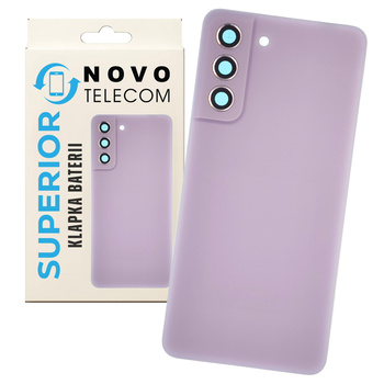 do Samsung S21 FE klapka baterii plecki szkło tył fioletowa