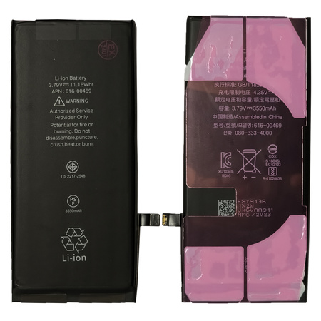 do iPhone XR bateria powiększona Pure 3550 mAh