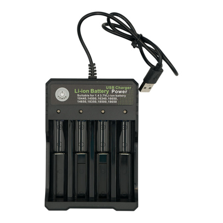 Ładowarka do Ogniw Baterii Akumulatorów 18650 3,7V USB