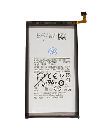 do Samsung S10 Plus bateria EB-BG975ABU 4100mAh