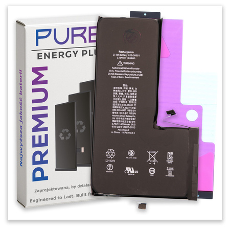 Bateria do iPhone 11 Pro Max Świeża Większa PURE Energy Plus 4500 mAh