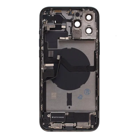 do iPhone 12 Pro Max obudowa ramka korpus tył niebieski demontaż A- uzbrojony