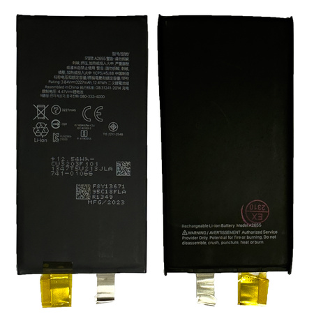 iPhone 13 bateria bez BMS 3227mAh