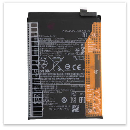 Bateria Pure Energy do Redmi Note 13 Pro 4G 5G bateria BN5P 5000mAh