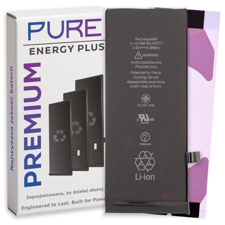 Bateria do iPhone SE2020 Świeża Większa PURE Energy Plus Akumulator 2000mAh
