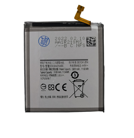 do Samsung A40 A405 bateria 3100mAh EB-BA405ABE