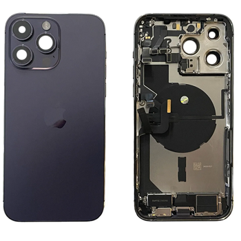 do iPhone 14 Pro obudowa ramka korpus tył fioletowy demontaż A- uzbrojony