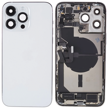 do iPhone 14 Pro Max obudowa ramka korpus tył biały demontaż A- uzbrojony