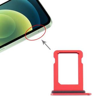 do iPhone 12 szufladka sim tacka czerwona